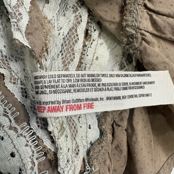 Free People Intimately Tunic Top Women's Small Lace Trim Ombré Sleeveless Tank - Picture 7 of 7